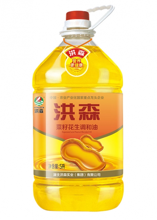 武汉洪森菜籽花生调和油（5L）