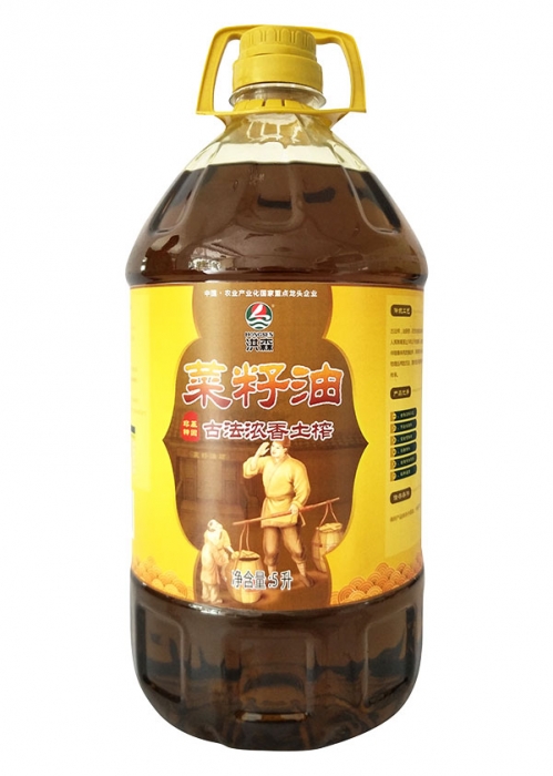安徽洪森菜籽油古法浓香土榨（5L）